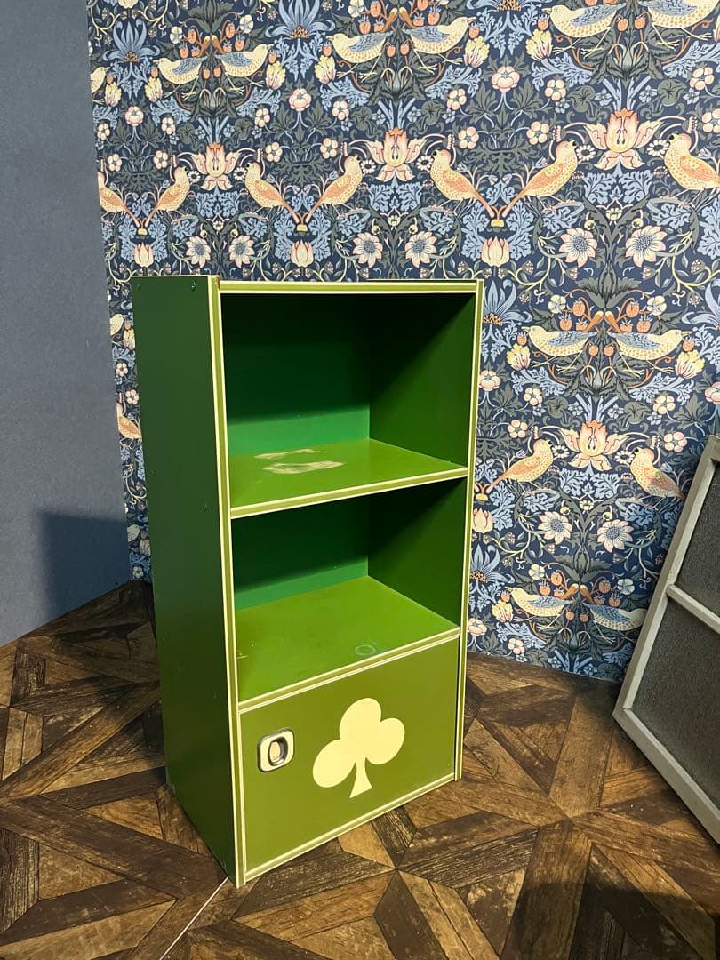 棚 ラック 緑 グリーン 昭和レトロ レトロポップ インテリア 当時物