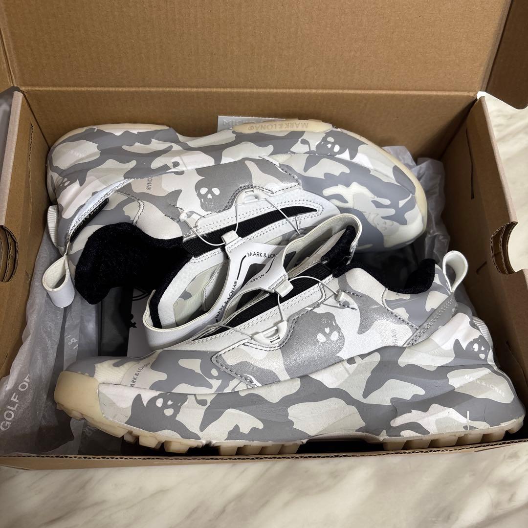 MARK & LONA カモフラーシューズ 24cm、メンズ、レディース問わず。