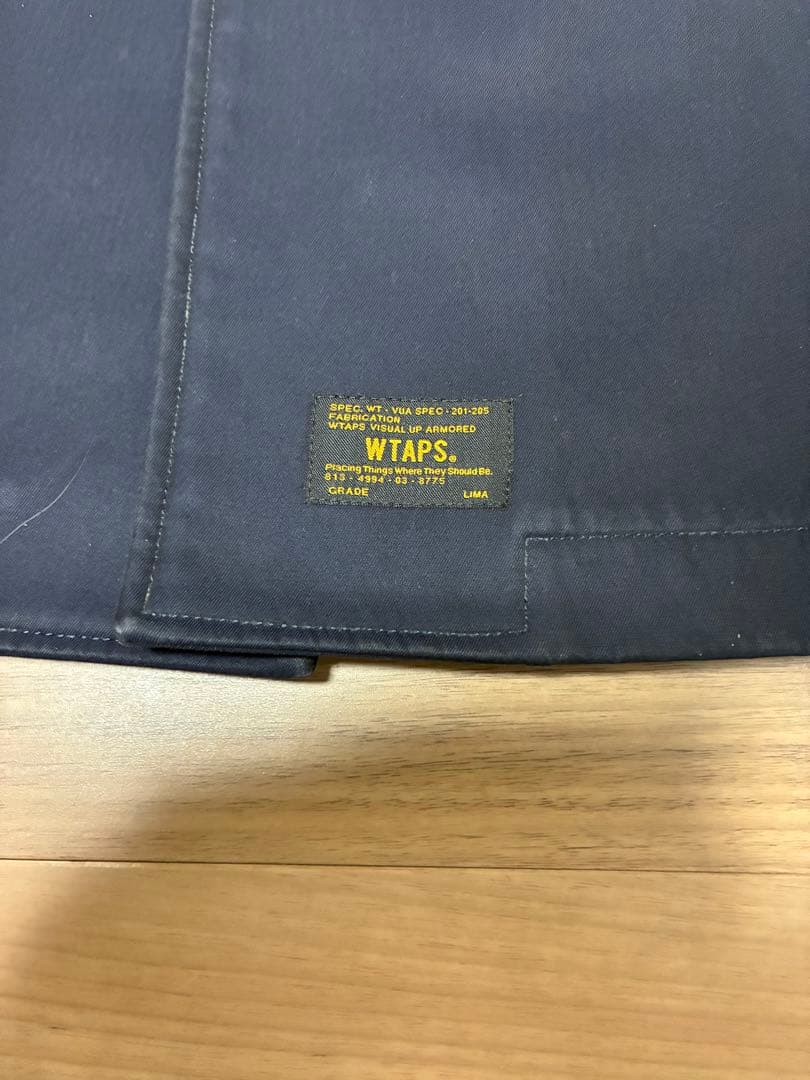 wtaps BLACK WATCH サテンカラーコートCOAT NAVYネイバー