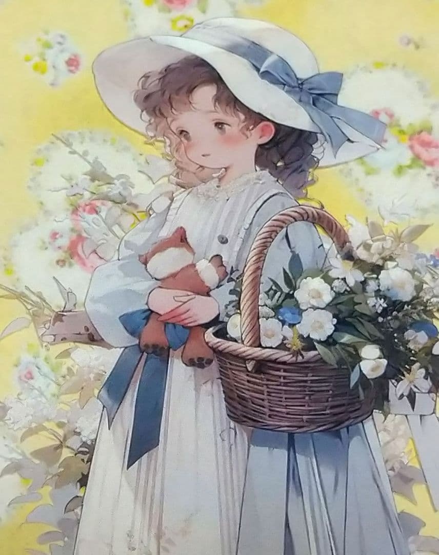 廃盤品✩再販✩J836＃几味甜风(PET)奶泡匣子切売り海外人物女の子AIマステ