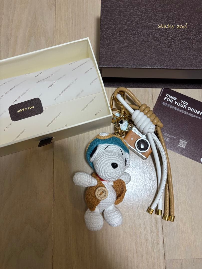 【新品】STICKY ZOO スヌーピー バッグチャーム