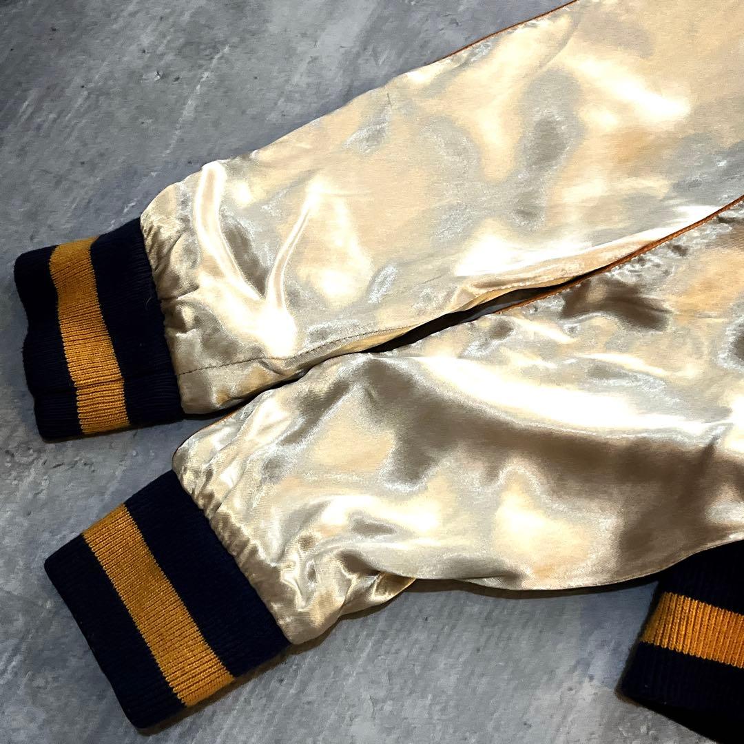 廃盤 OLD DENIME 天使と悪魔　刺繍　リバーシブル　スカジャン　y2k