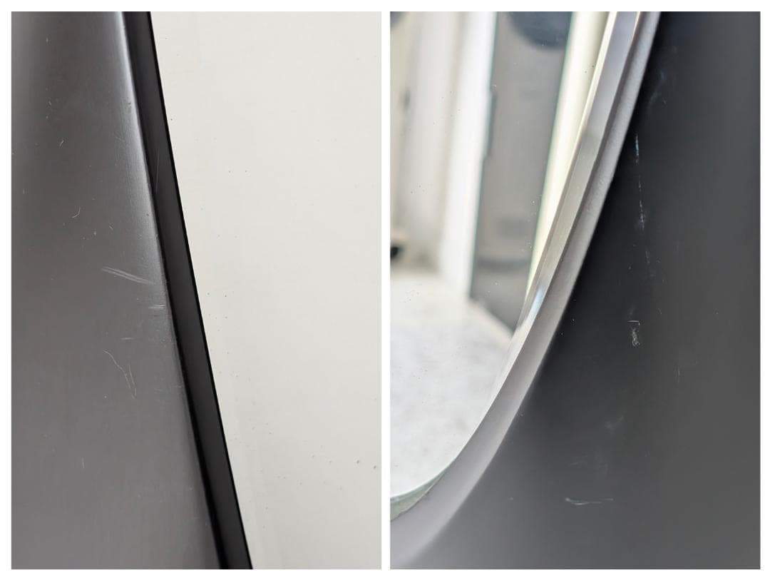 ビンテージ リップスティックミラー ブラック 姿見 スタンド 鏡 モダン 名作