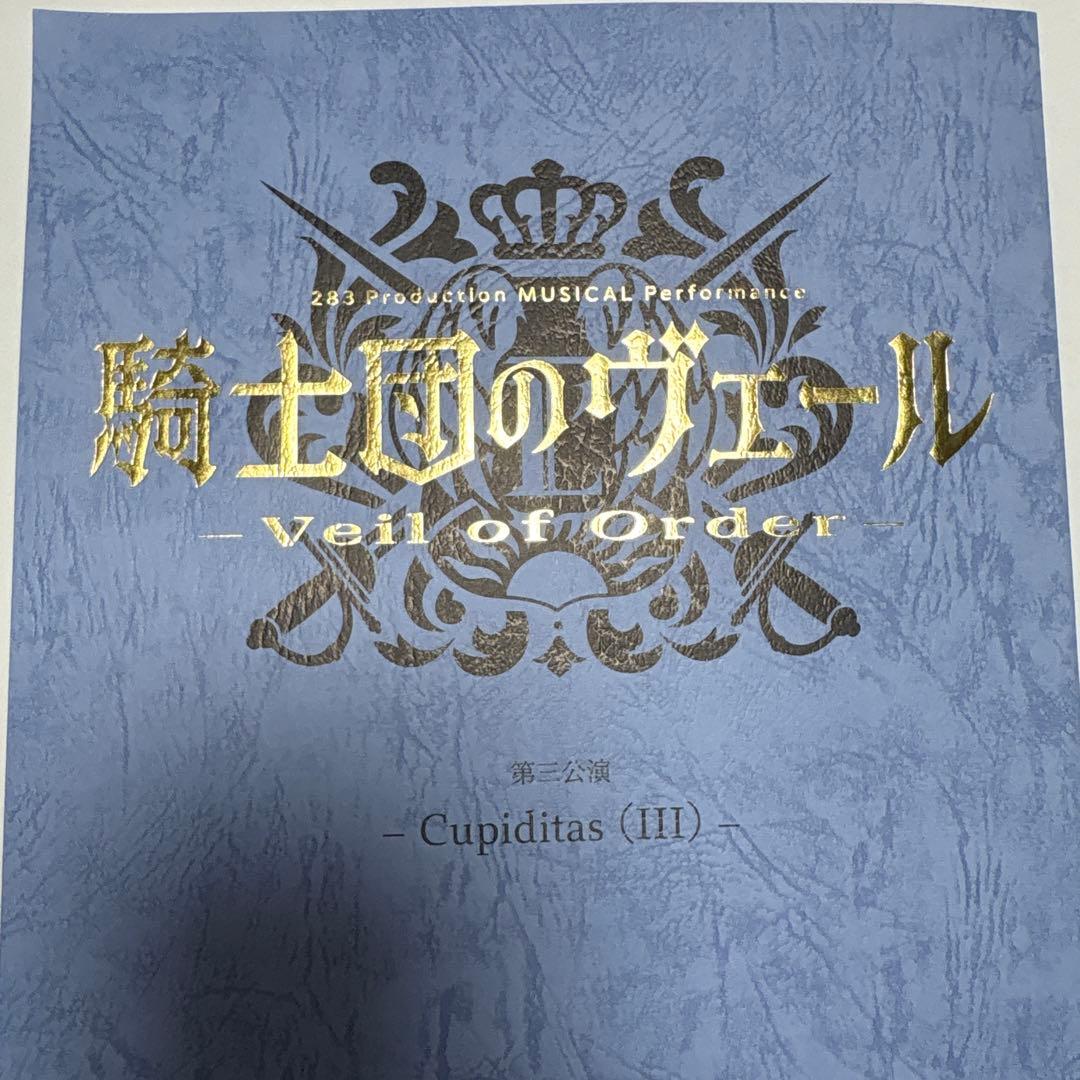 騎士団のヴェール 複製台本