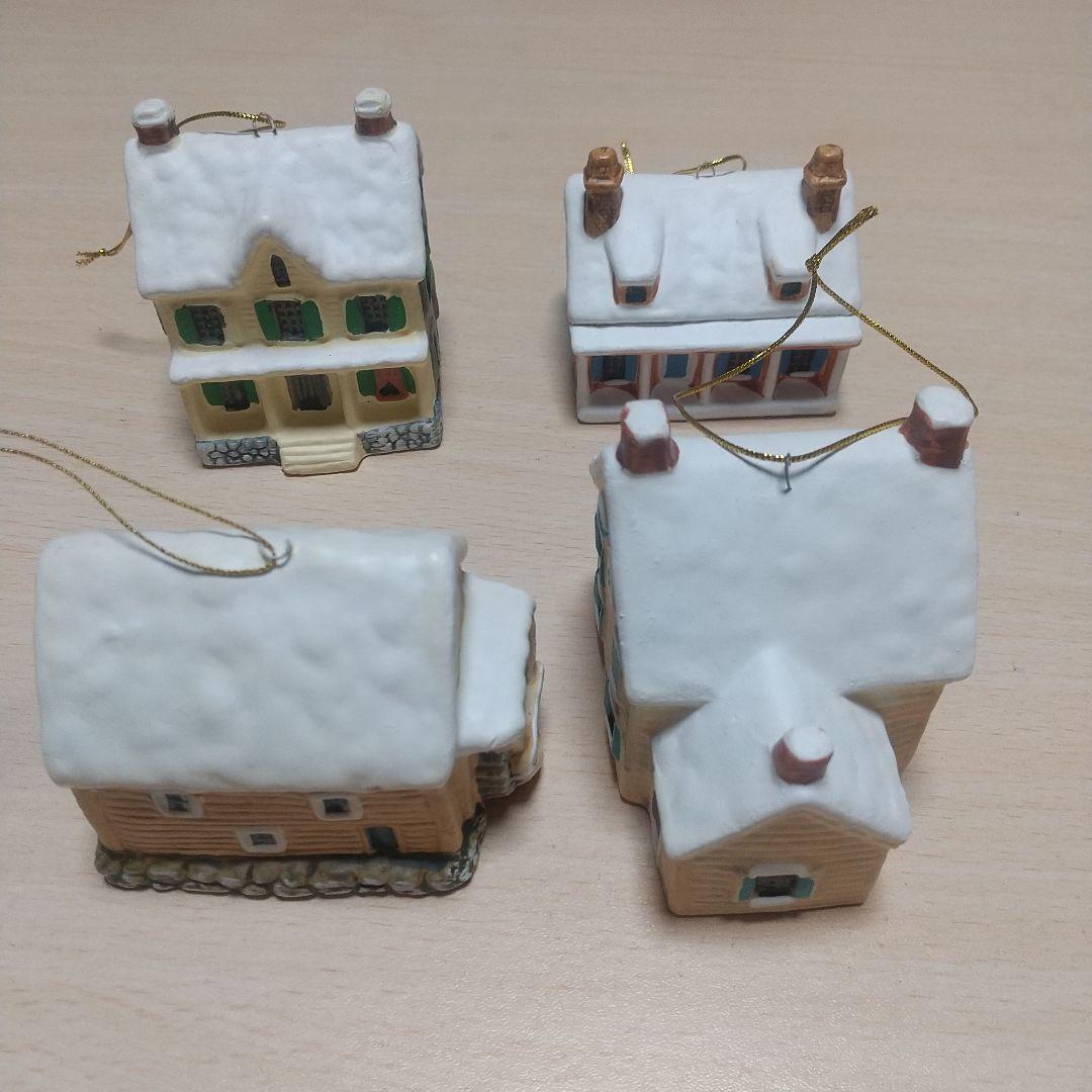 ミニチュアハウス REED & BARTON 陶器製 ４個