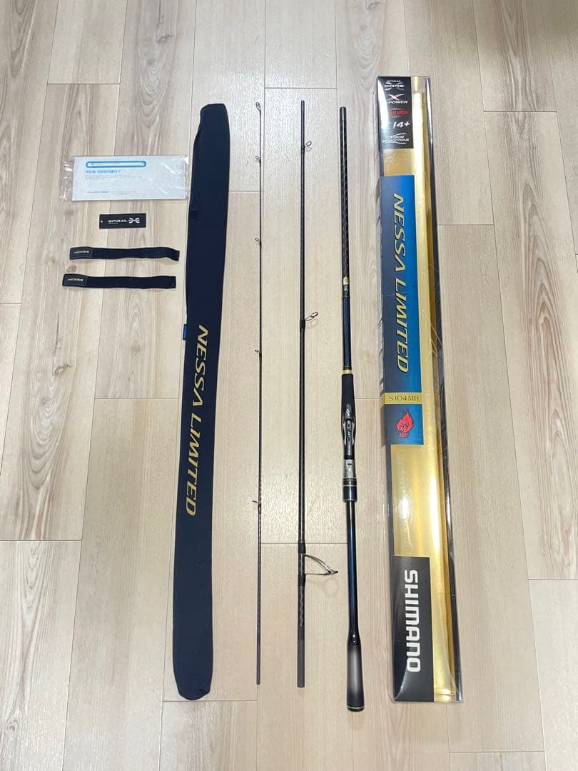 【美品】シマノ 18ネッサリミテッド S104MH