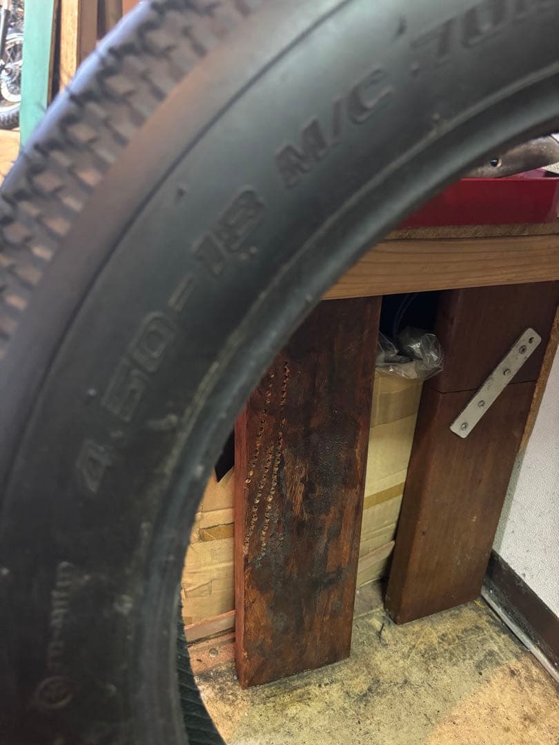 SHINKO 4.50-18 バイク用タイヤチューブ、リムテープ