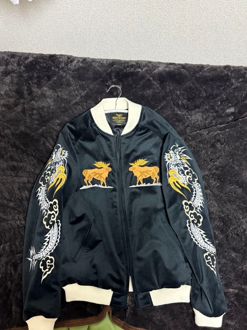 ヒューストン　スーベニアジャケット 別珍 スカジャン