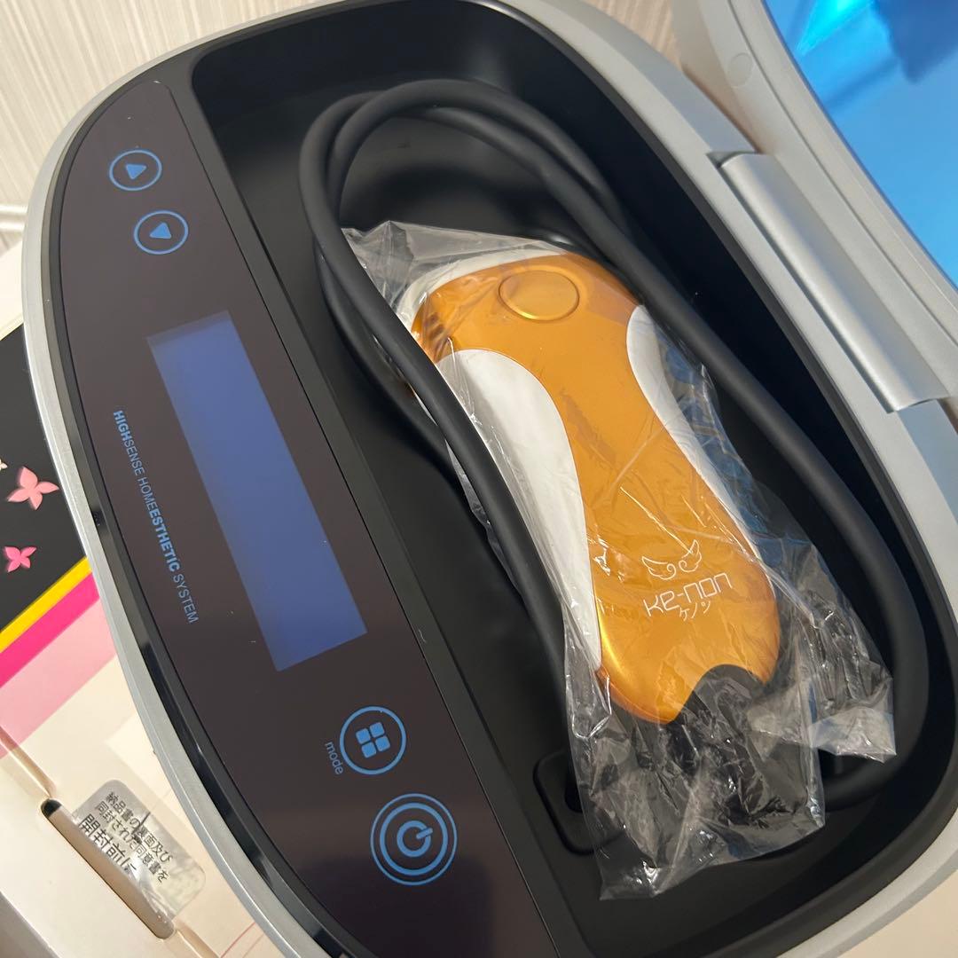 【美品】ケノン 脱毛器 Ver.4.1 オレンジ カートリッジ付き