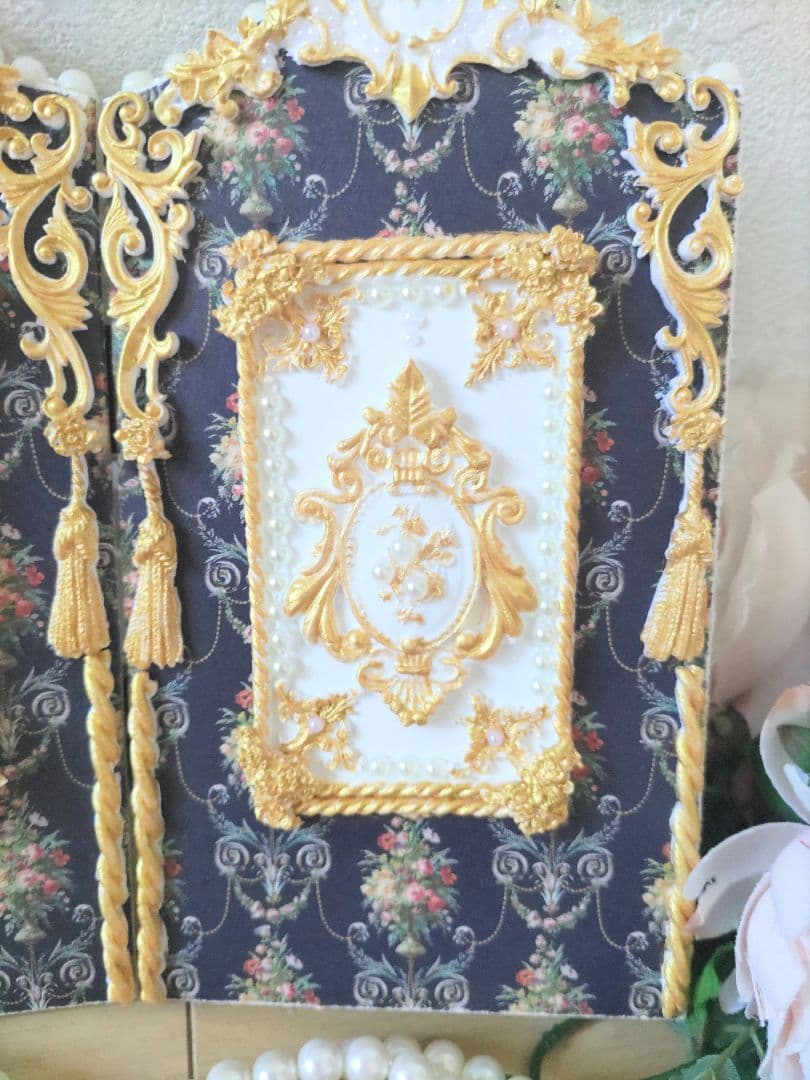 ミニチュア　パーテーション　（ロココ宮殿風）A