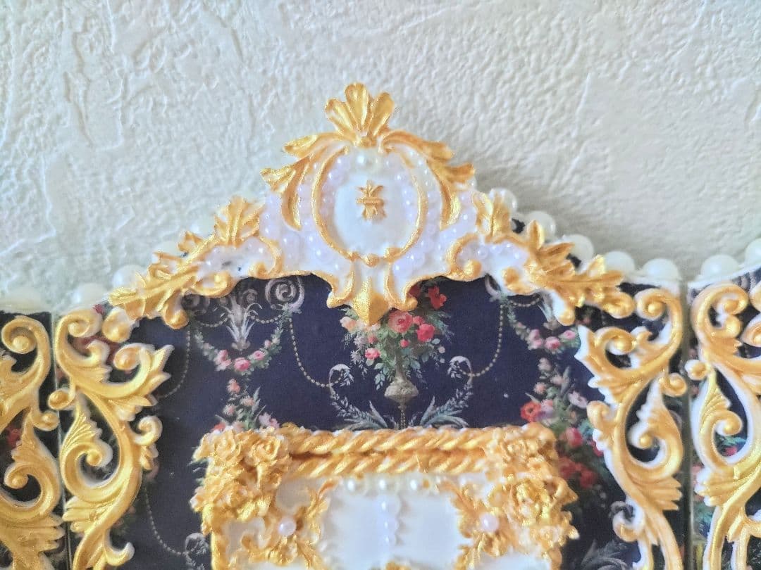 ミニチュア　パーテーション　（ロココ宮殿風）A