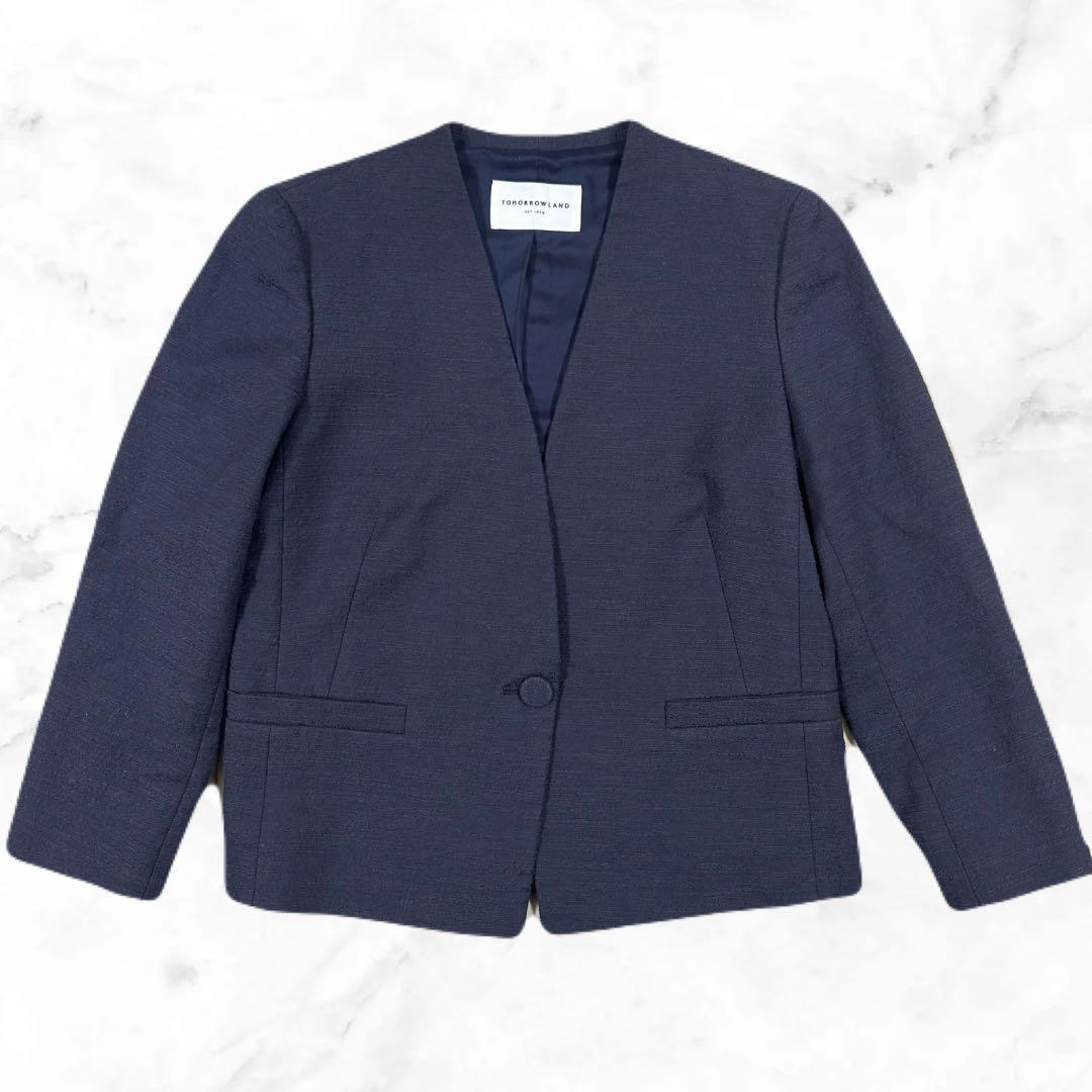 TOMORROW LAND セットアップ ノーカラー パンツスーツ Mサイズ