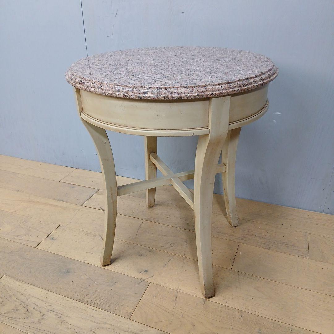 DREXEL HERITAGE サイドテーブル 大理石 ③