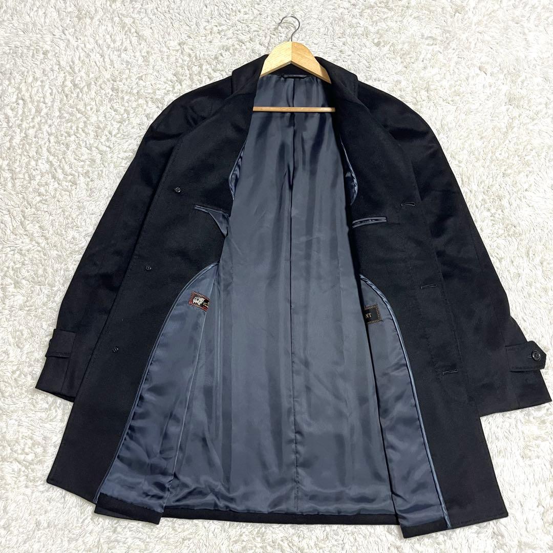 ✨未使用級✨AVANT カシミヤ100% ステンカラーコート 比翼ボタン XL