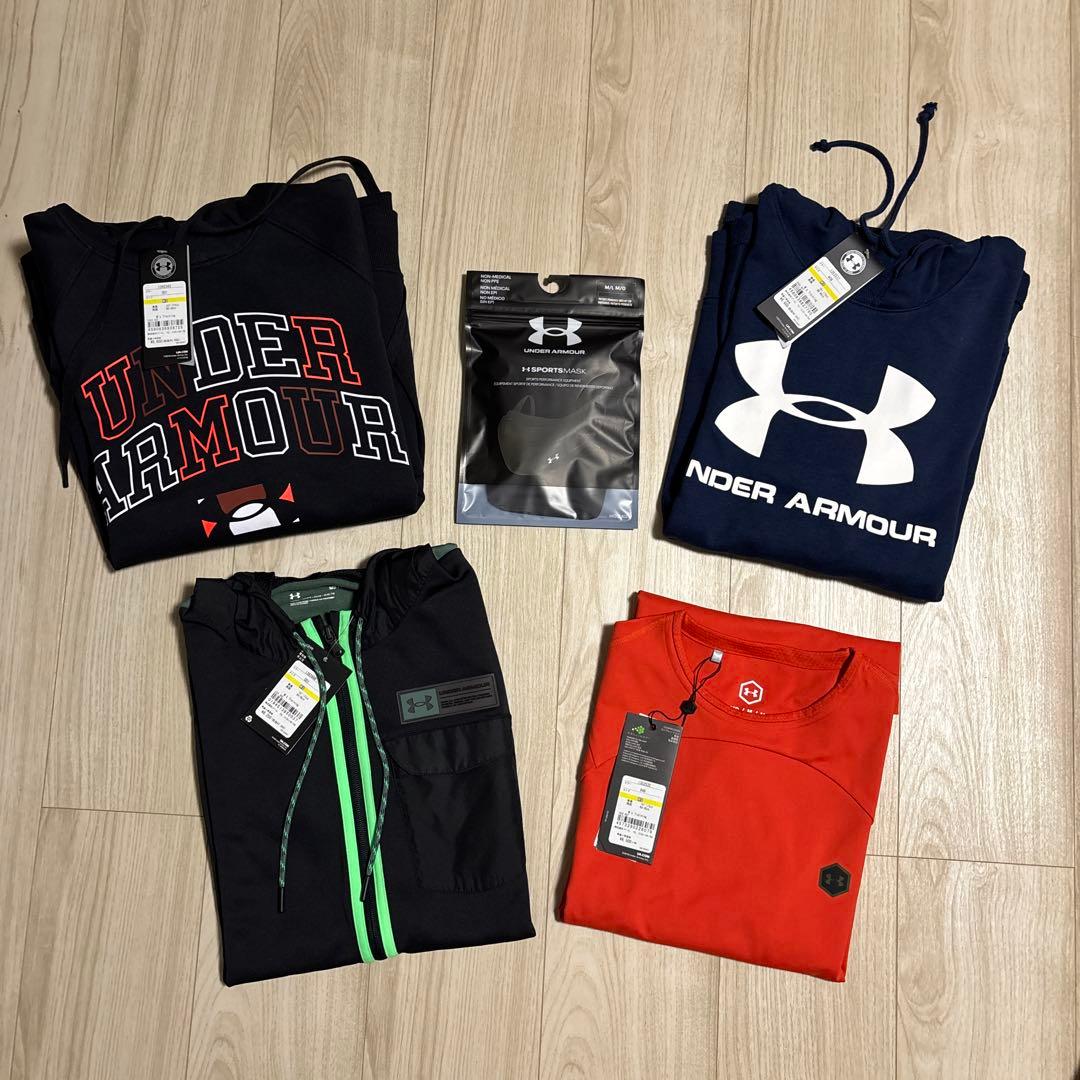 アンダーアーマー　メンズ　新品未使用　5点セット　Mサイズ