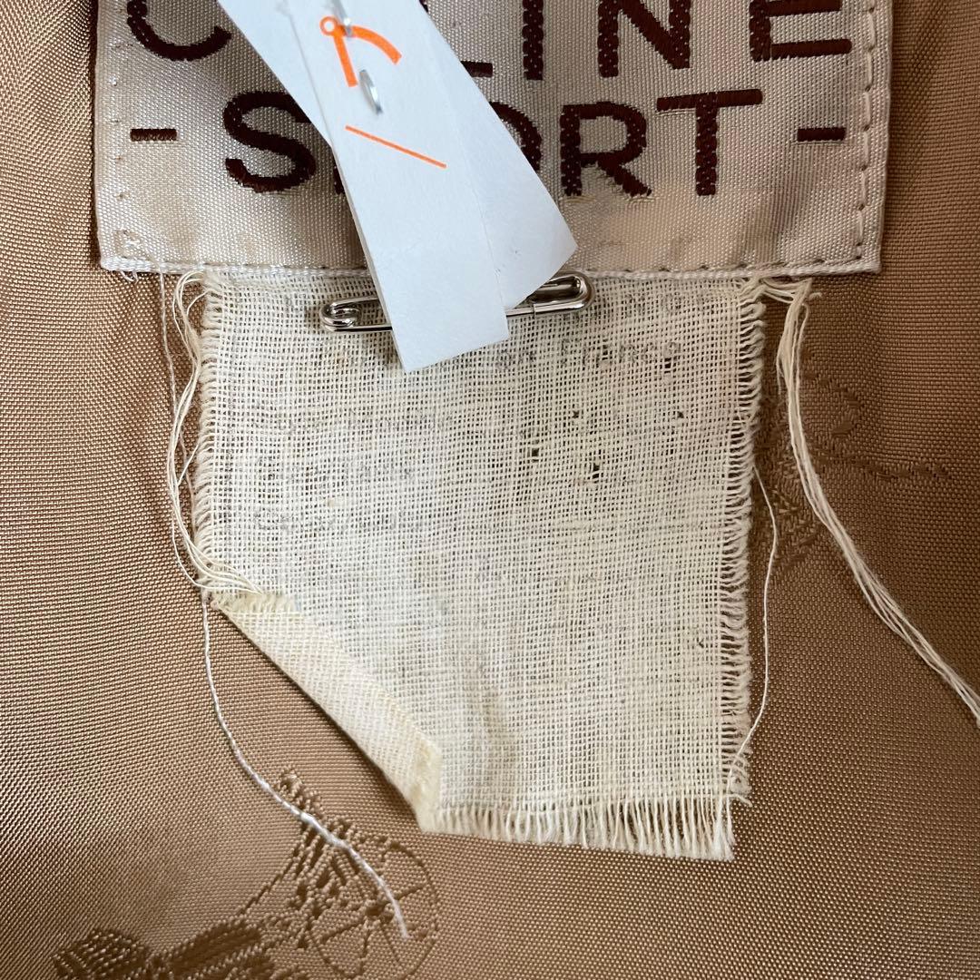 美品　セリーヌ　トレンチコート　馬車金具　金ボタン　ベルト　ベージュ　M相当