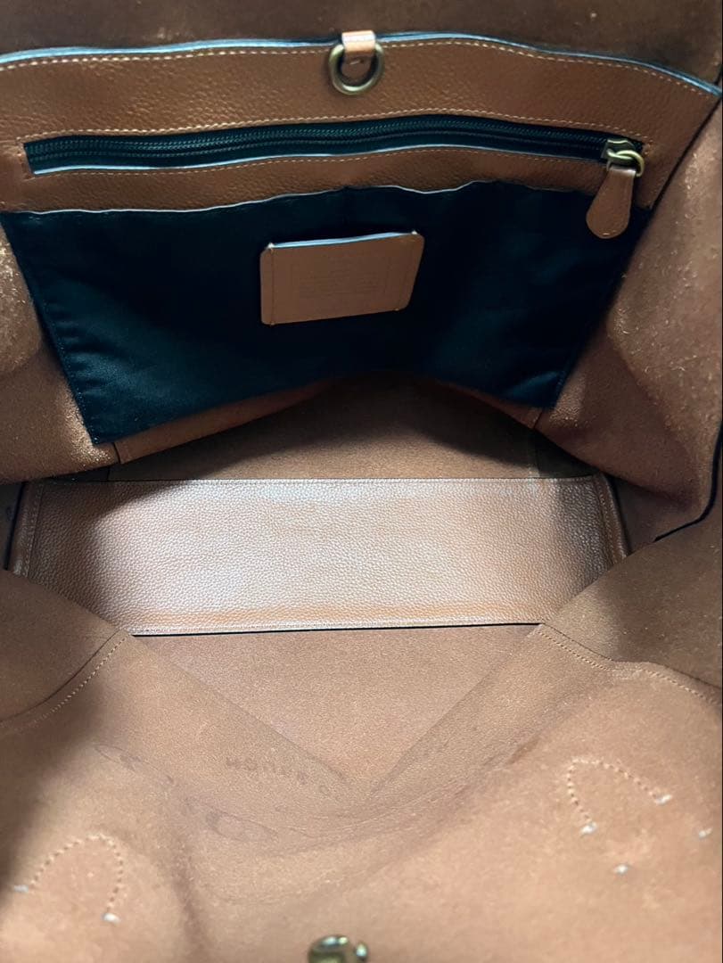 COACH ブラウン トートバッグ