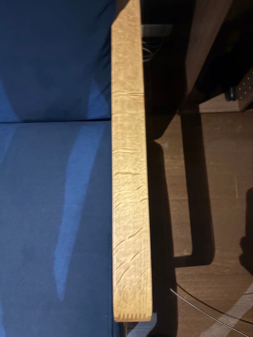 karimoku ネイビー 3人掛けソファ　WU4503