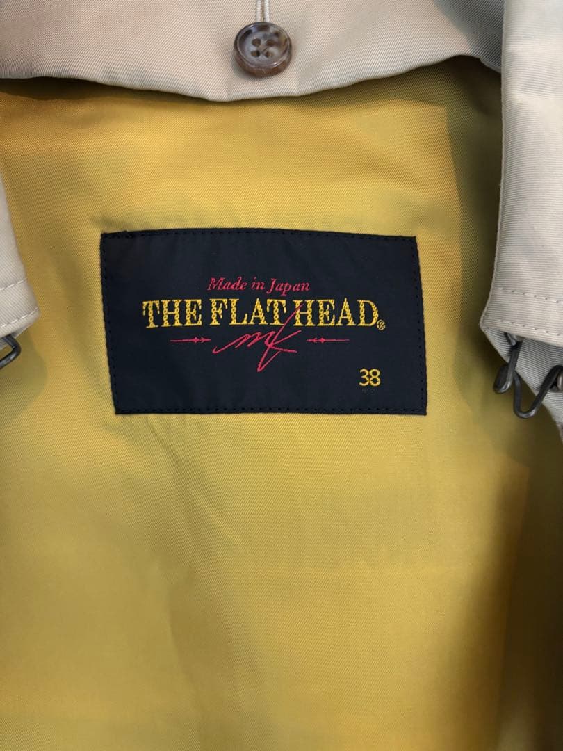 フラットヘッド　flathead トレンチコート　38