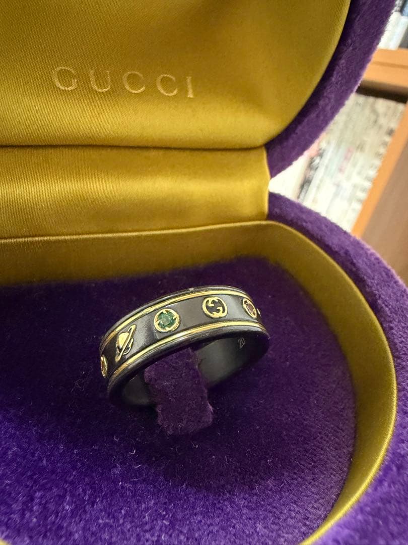 GUCCI ジェムストーンリング　20号