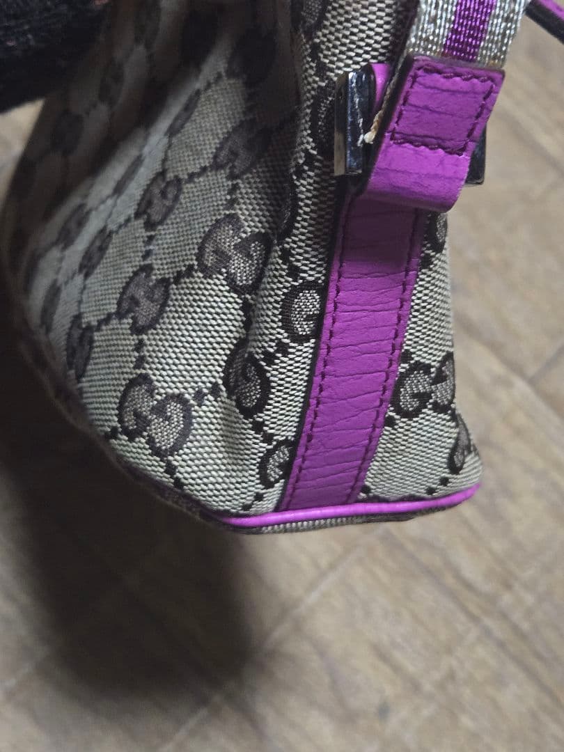 GUCCI GGキャンバス ポーチ ベージュ