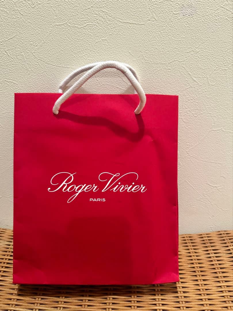 Roger Vivierポーチ マルチケース レザー ピンクビジュー クリスタル