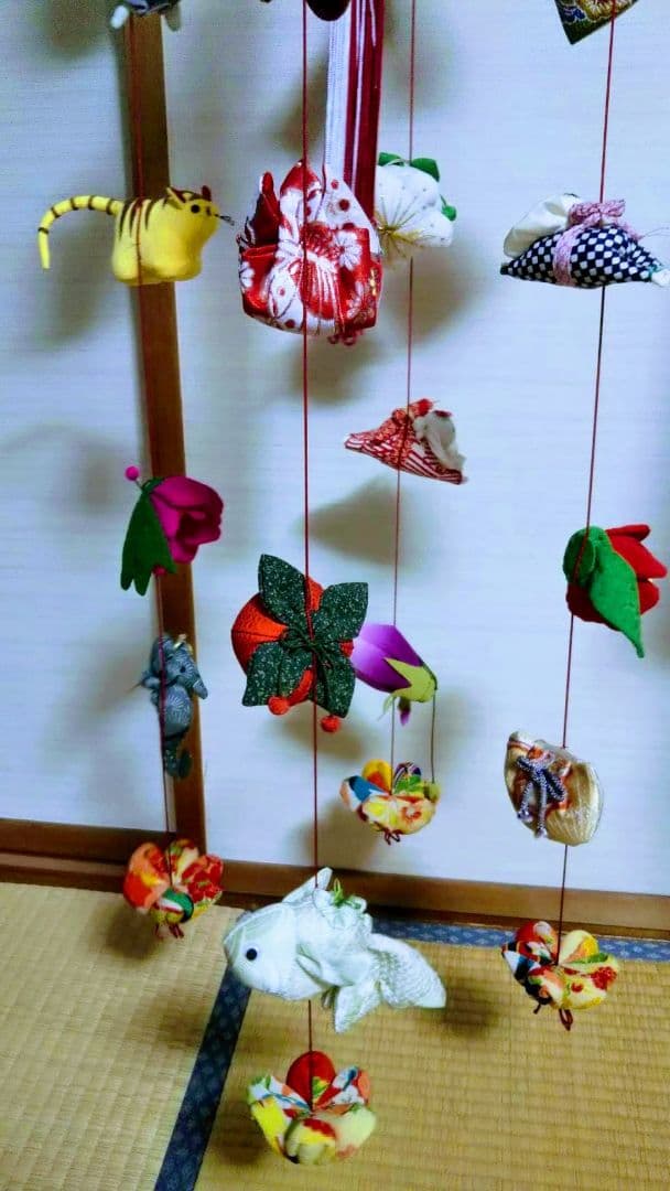 ⑨新品　世界でたったひとつの吊るし飾り