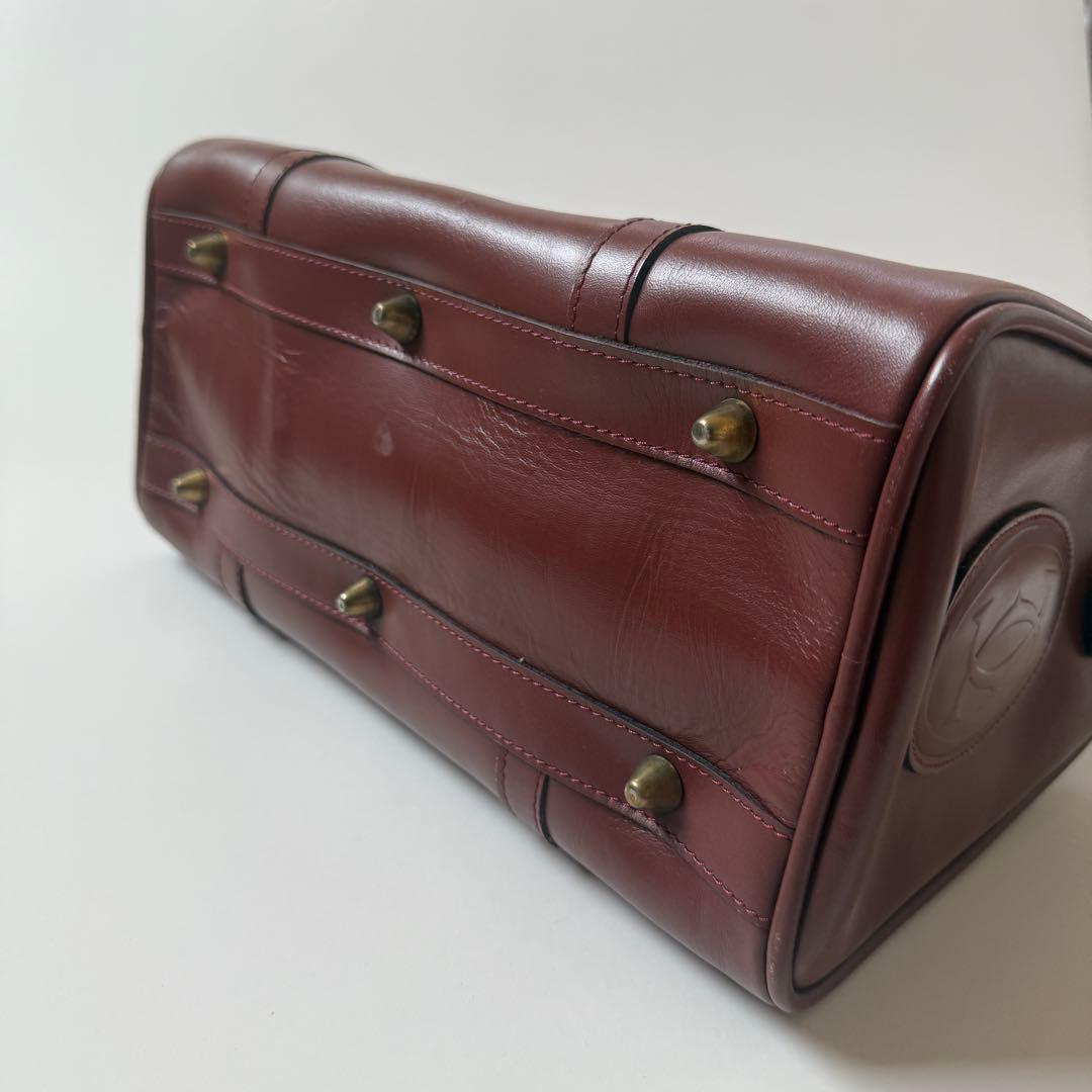 カルティエ マストライン レザー ボストンバッグ 2C Cartier