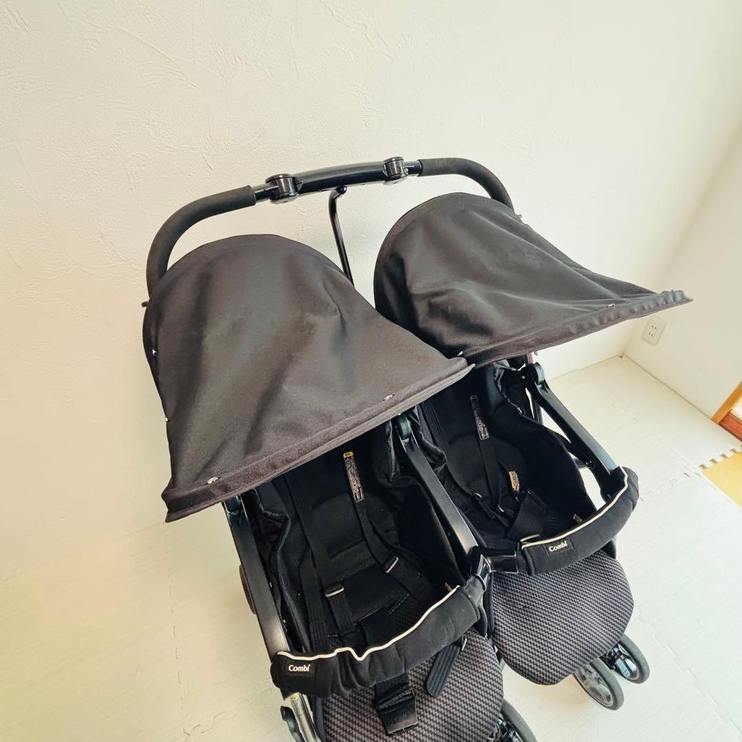 combiコンビツインスピン 2人乗り双子 取扱説明書付属