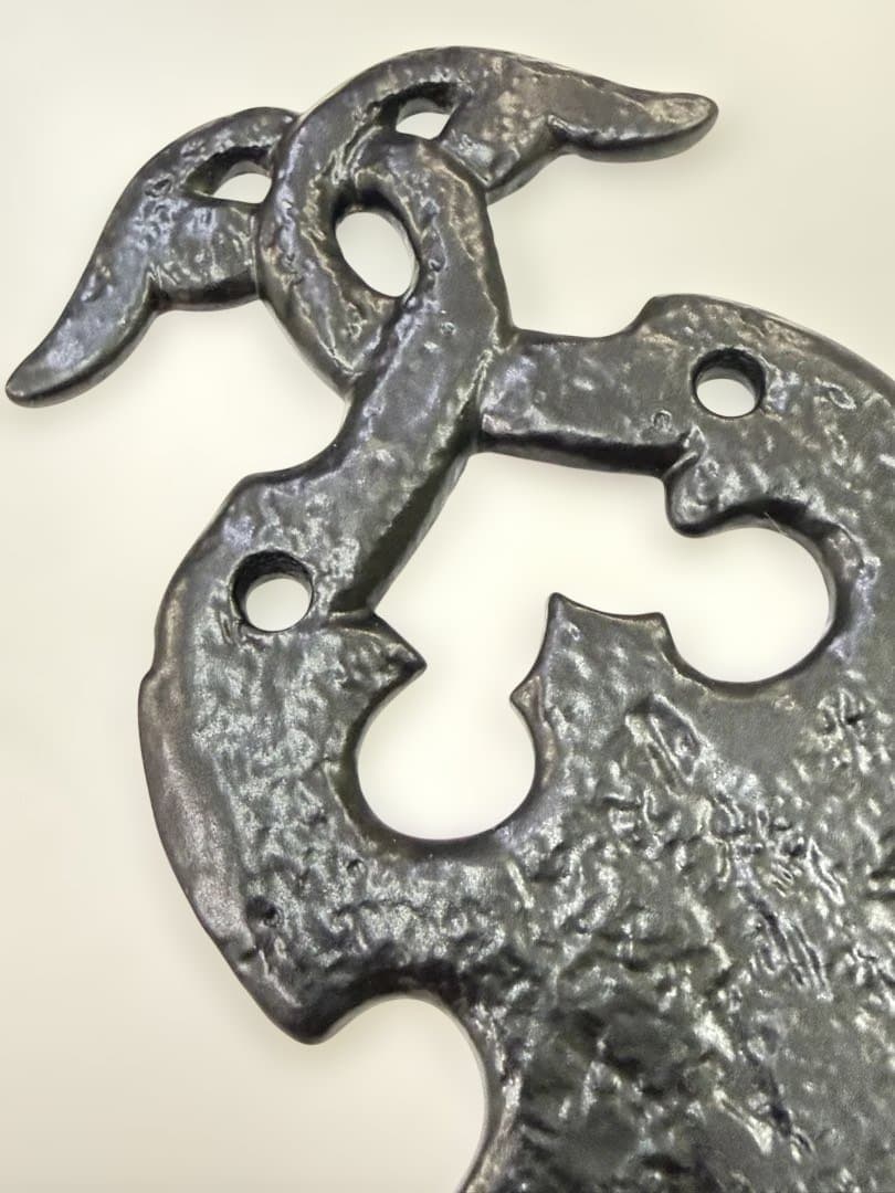 イギリスアンティーク アイアン ドアプレート ドアフィンガープレート カントリー