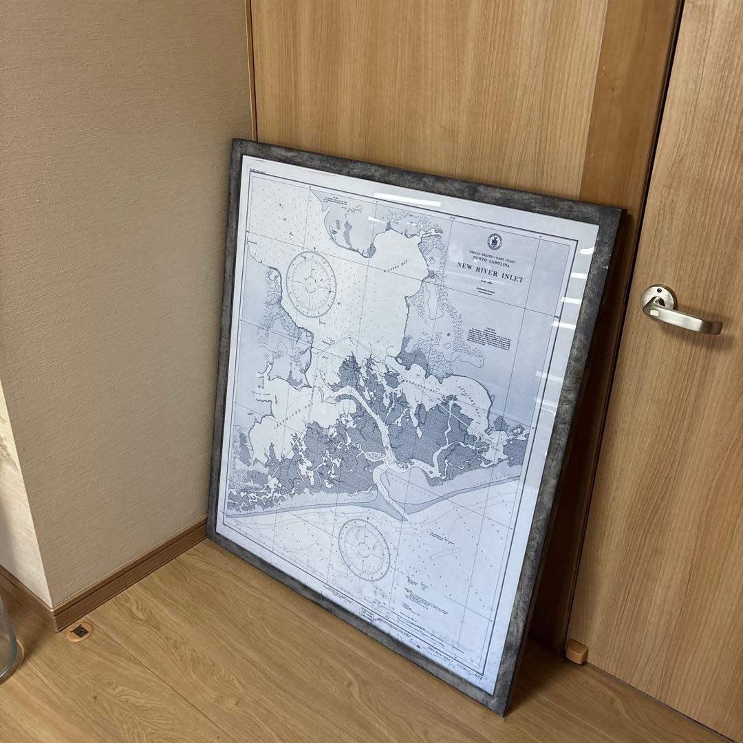 NEW HARBOR INLET 海図 大判　引き取りのみ　　さいたま市大宮区