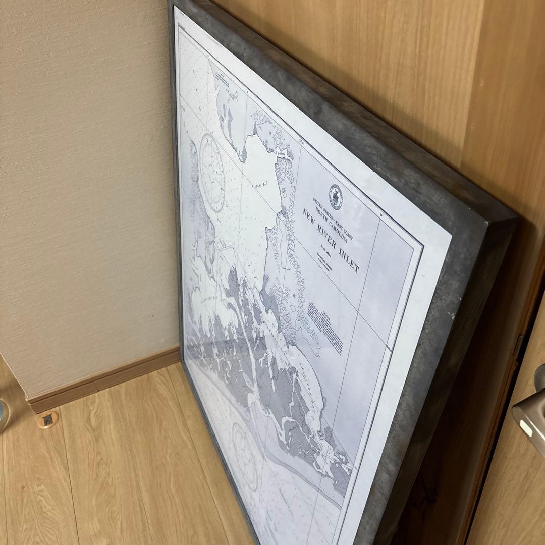 NEW HARBOR INLET 海図 大判　引き取りのみ　　さいたま市大宮区