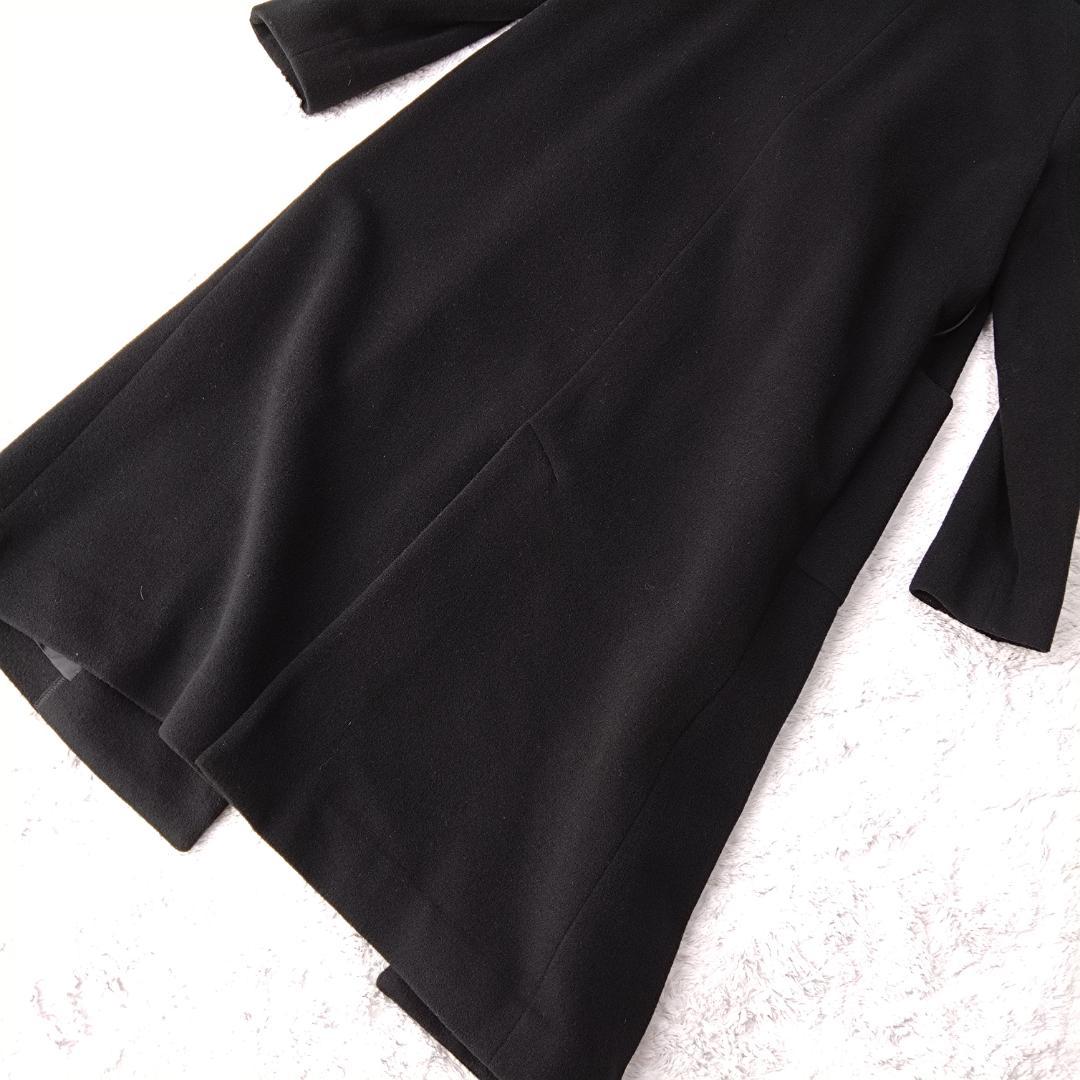 BEAMS Demi-Luxe カシミヤ チェスターコート 38　Ｍ　ブラック