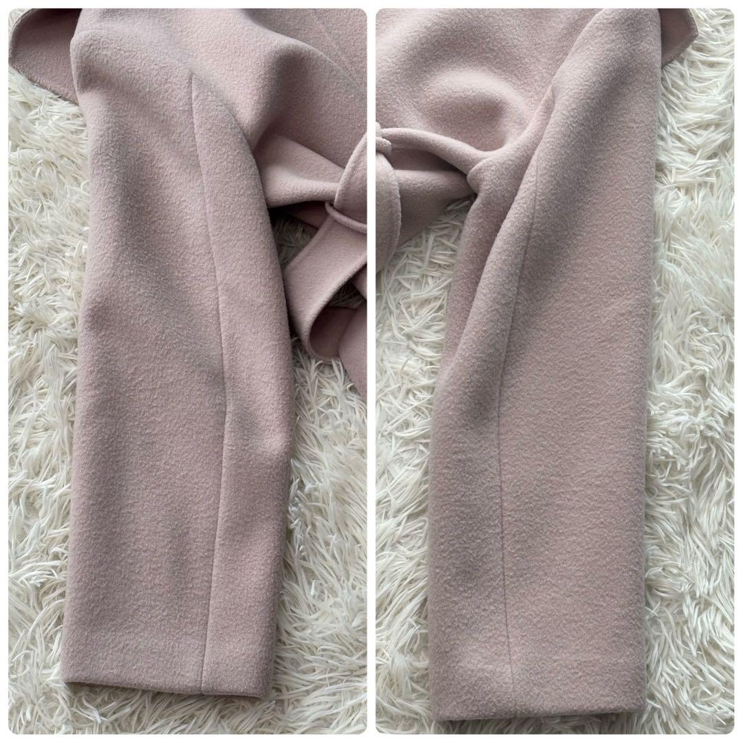 美品✨ アニュアンス 2022年 ビッグカラーリバーコート マキシ丈 毛100%