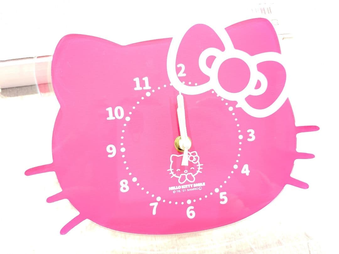 【新品・未使用】淡路島　HELLO KITTY SMILE　オリジナル壁掛け時計