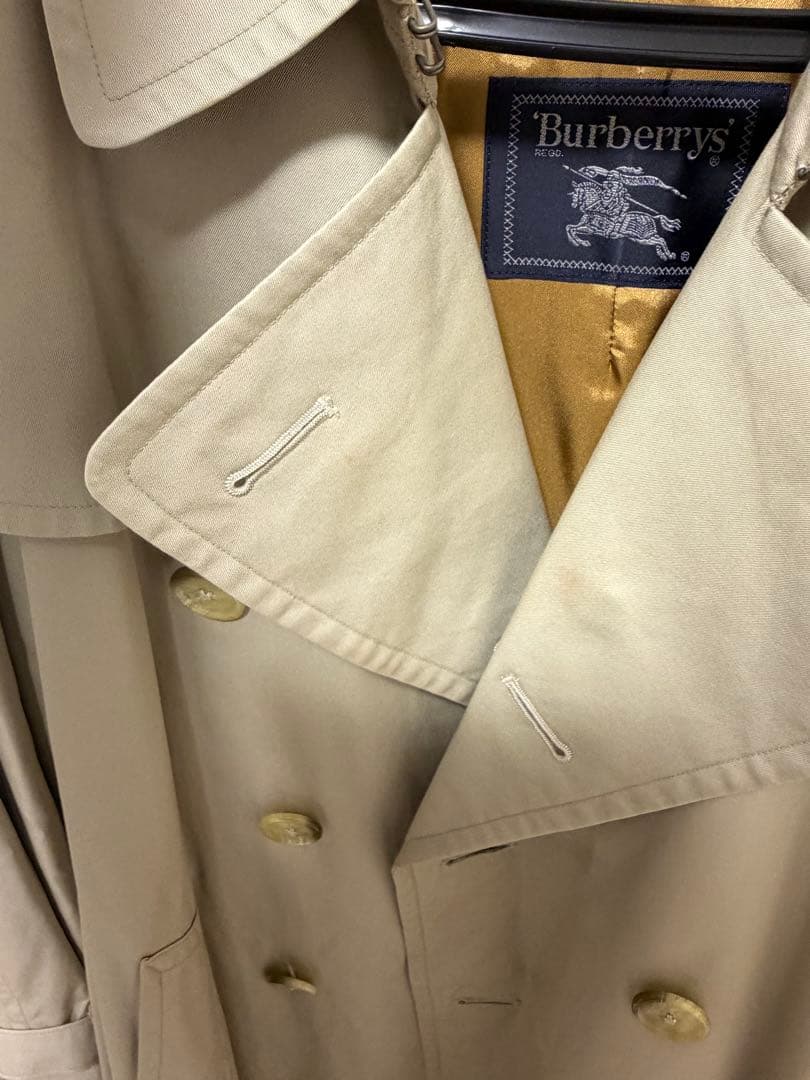 BURBERRY バーバリー　トレンチコート　ベルト　ノバチェック　メンズ　XL