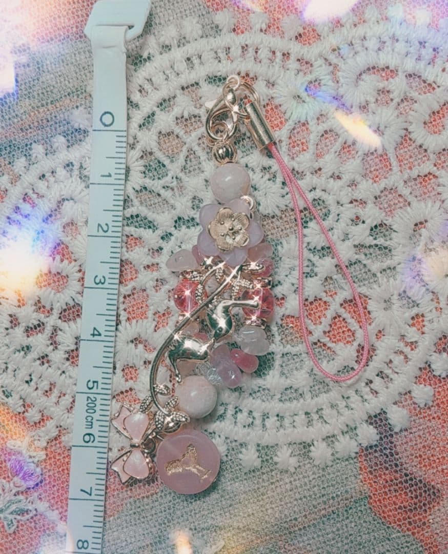 この世の春/運命の花が咲き乱れる春のエネルギーをいれたスーパーパワーストーン