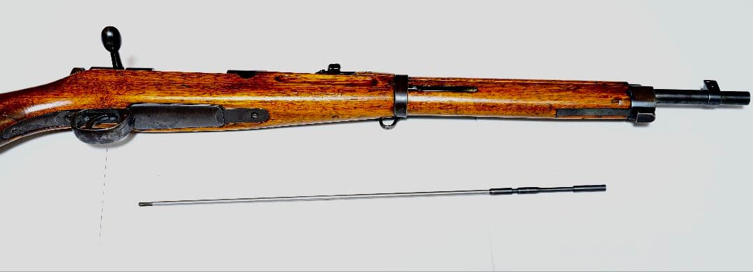 無可動　美術品　三八式騎兵　ボルトアクション　木製ストック　日本軍　将校　陸軍