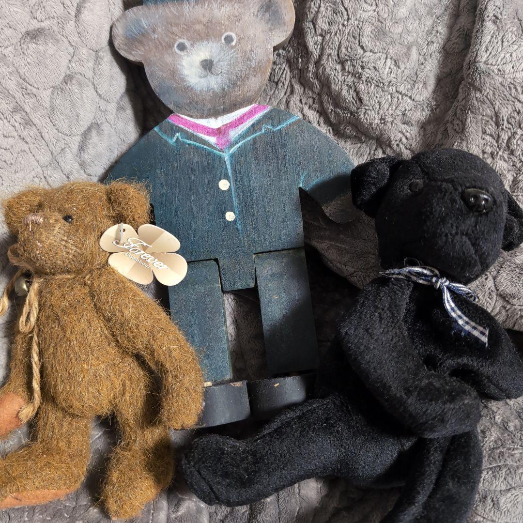 木製　ドール用のベンチ