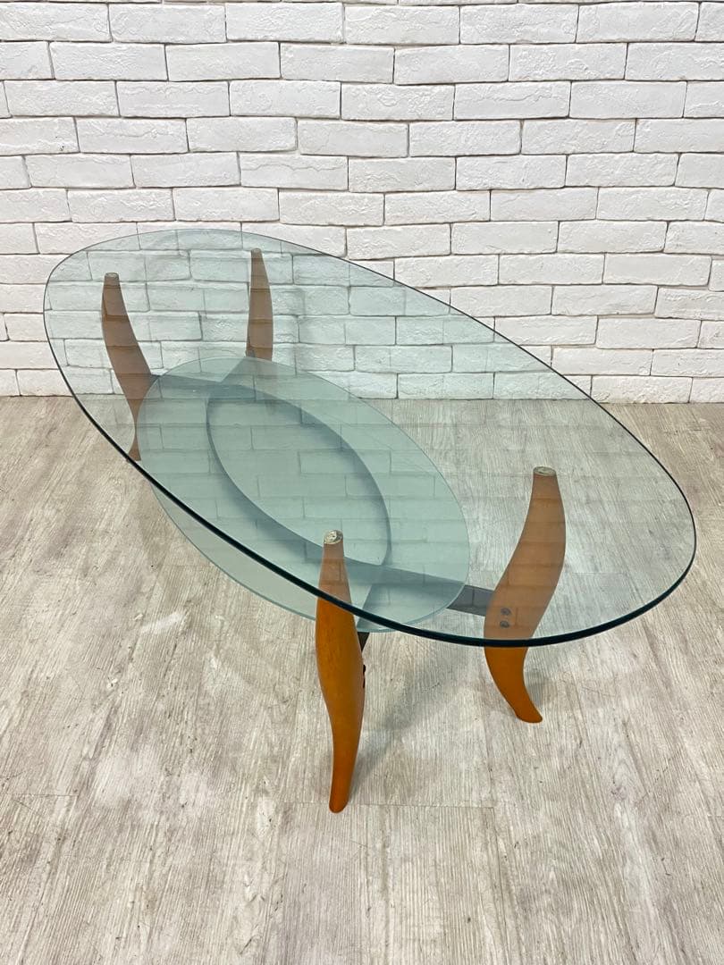 【東京23区配送無料】定価15万円　アクタス　　　PORADA ガラス　テーブル