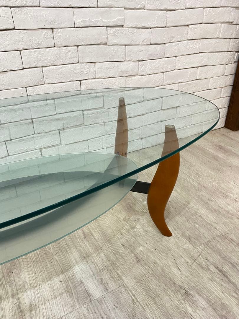 【東京23区配送無料】定価15万円　アクタス　　　PORADA ガラス　テーブル