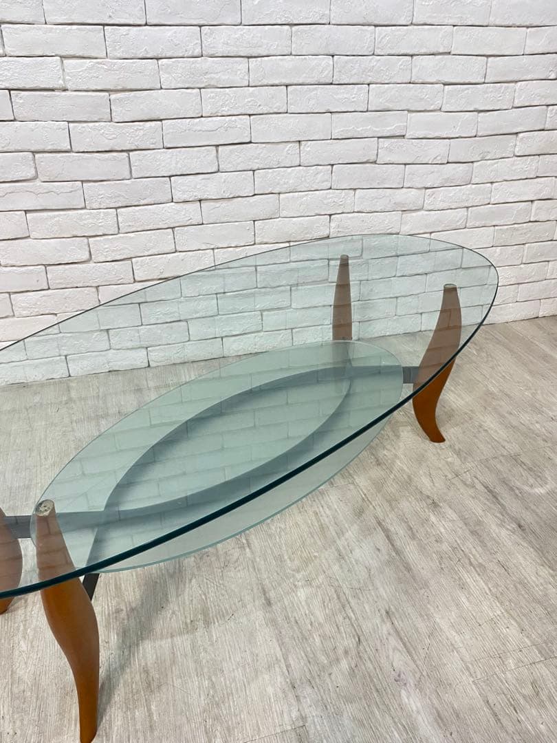 【東京23区配送無料】定価15万円　アクタス　　　PORADA ガラス　テーブル