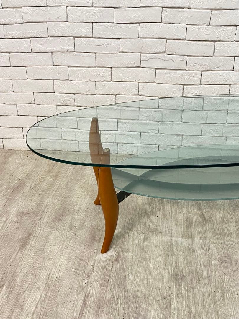 【東京23区配送無料】定価15万円　アクタス　　　PORADA ガラス　テーブル