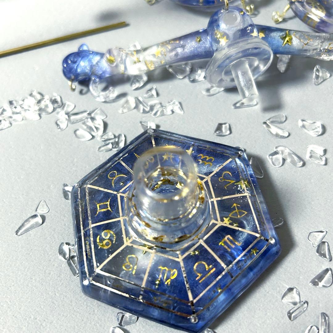 魚座さんのための星座の天秤　アクセサリー付き　持ち運びok組み立て式天秤