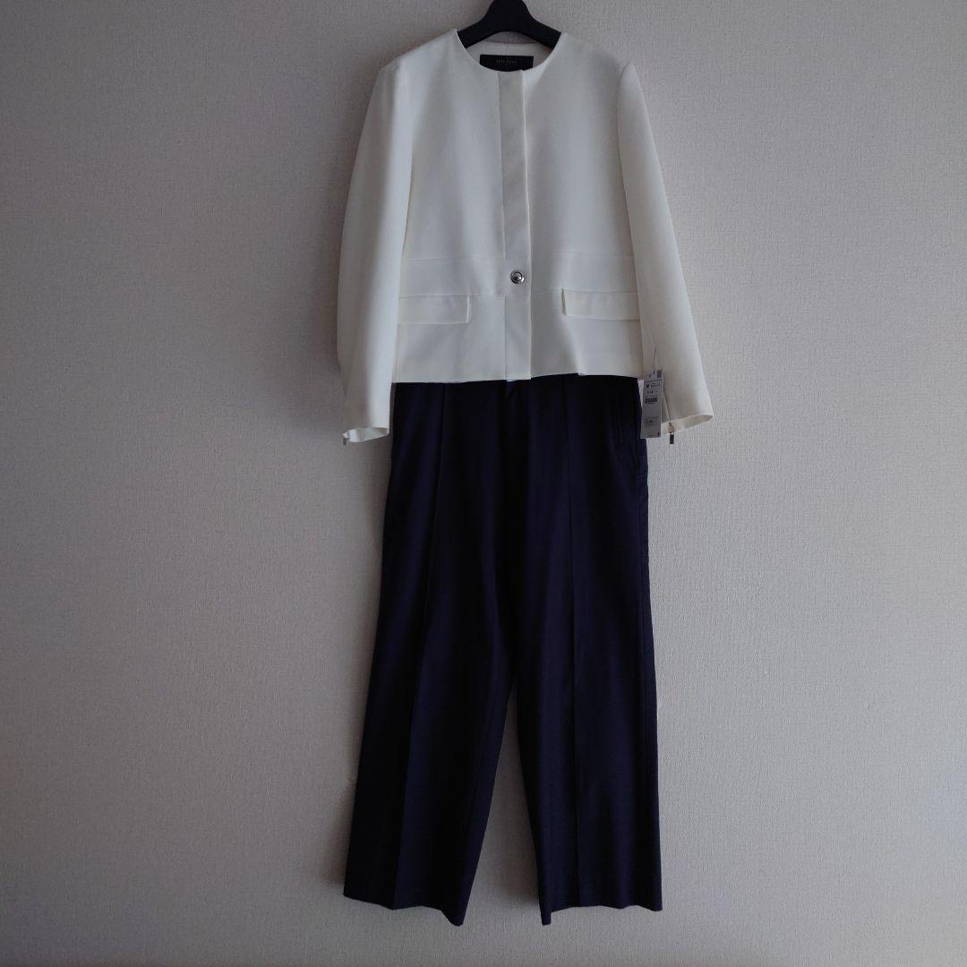 『RAY BEAMS 』レイビームス　セットアップ 　紺ブレ・ワイドパンツ