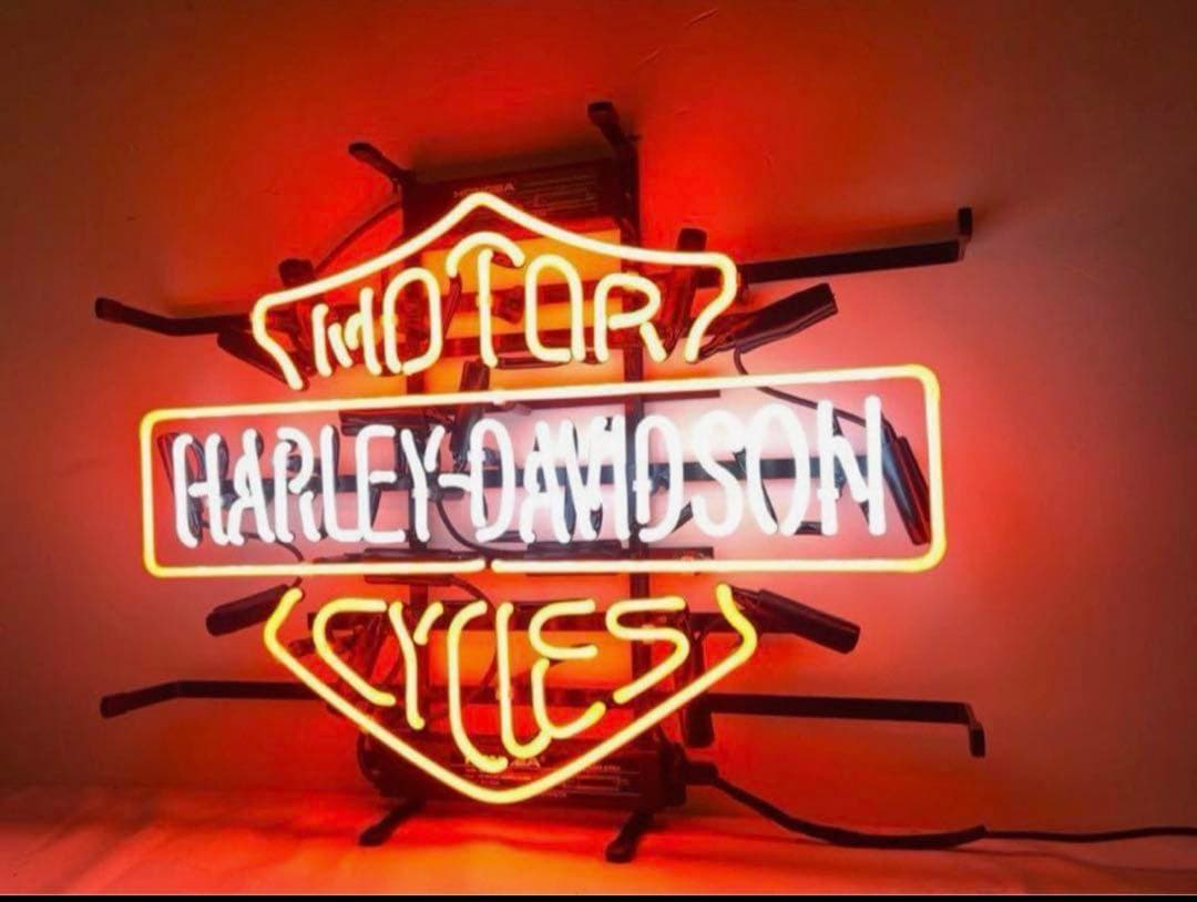 オリジナル　ハーレーダビッドソン ネオンサイン 看板　オーダーメイド　ネオン管