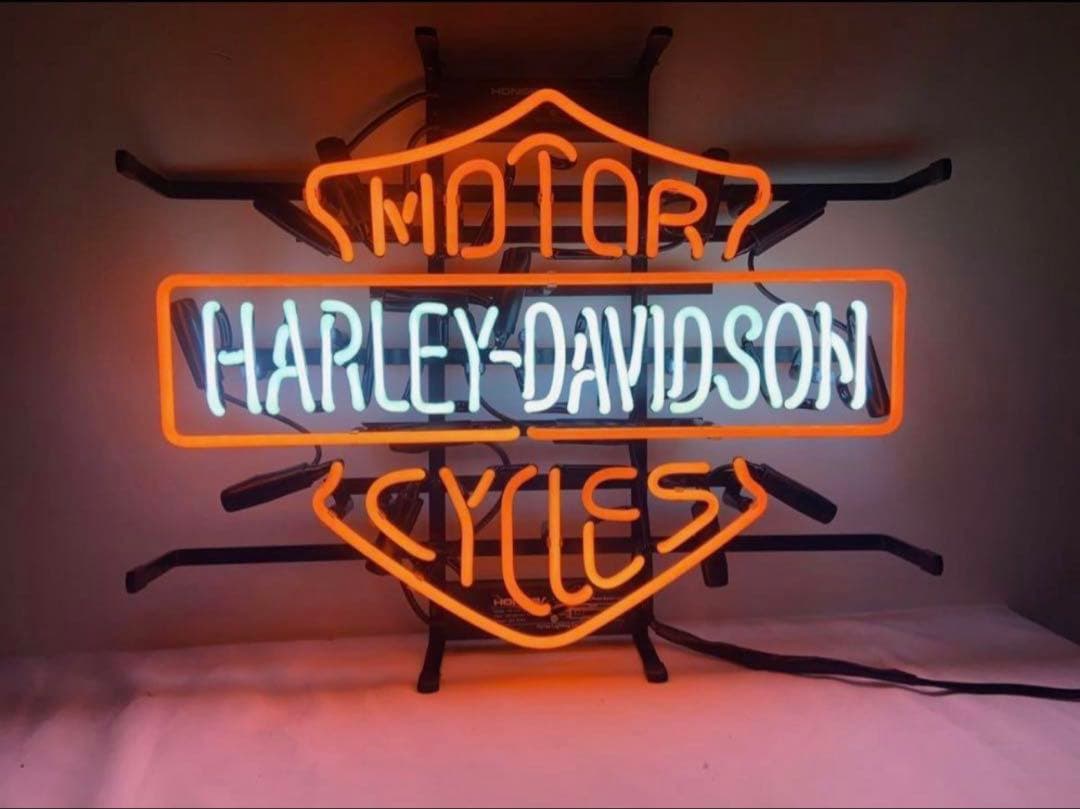 オリジナル　ハーレーダビッドソン ネオンサイン 看板　オーダーメイド　ネオン管