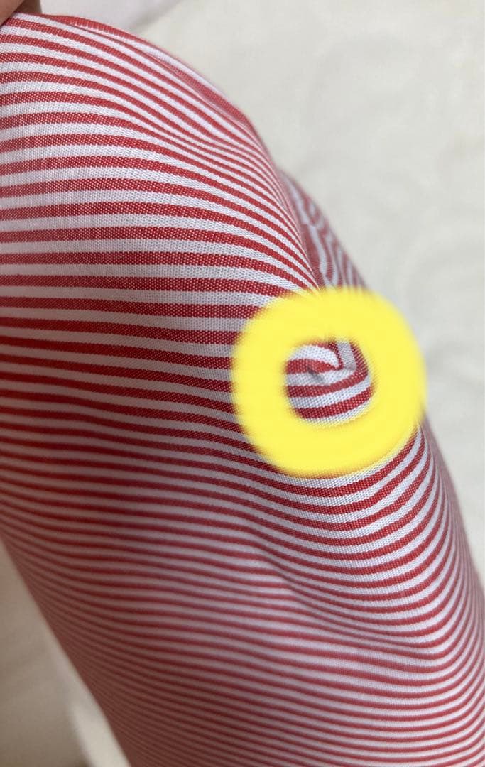 【familiar】みらい百貨店　トートバッグ　赤チェック