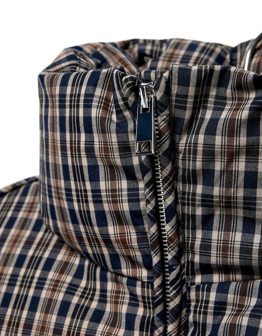 【ZARA】ザラ M チェック柄キルティングアノラック 2026新作 完売品