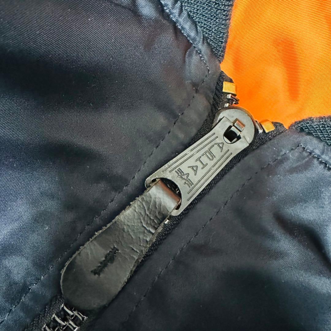 ALPHA アルファMA-1 ミリタリー リバーシブル 大きめ 短丈 y2k